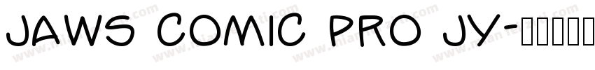 Jaws Comic Pro JY字体转换